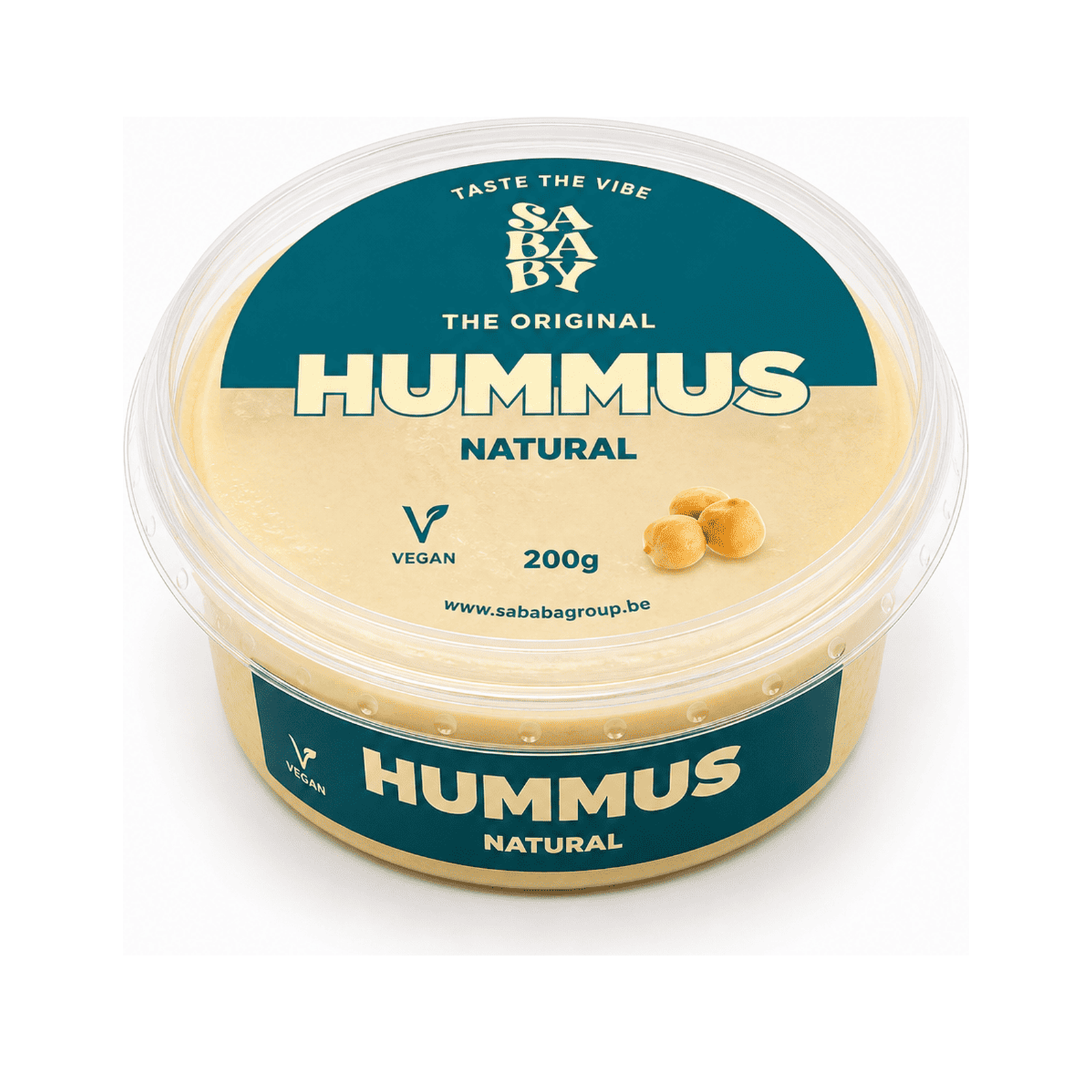 Sababy Hummus Natural packaging