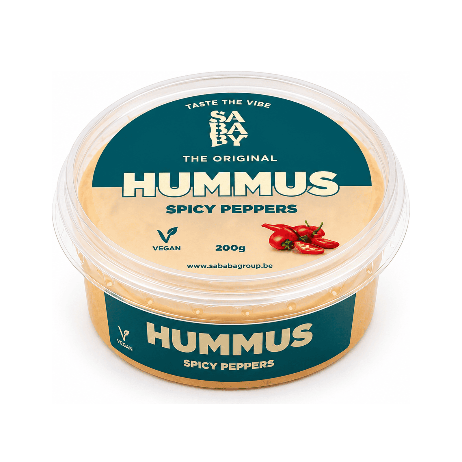 Sababy Hummus Spicy packaging
